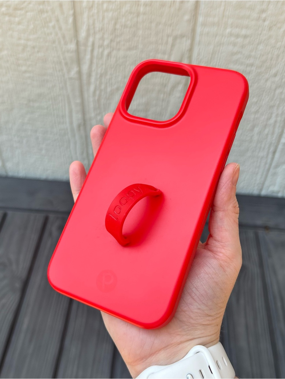 Red Loopy Case iPhone 15 Pro Max 6.7” LEFTY